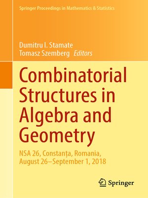 cover image of Combinatorial Structures in Algebra and Geometry